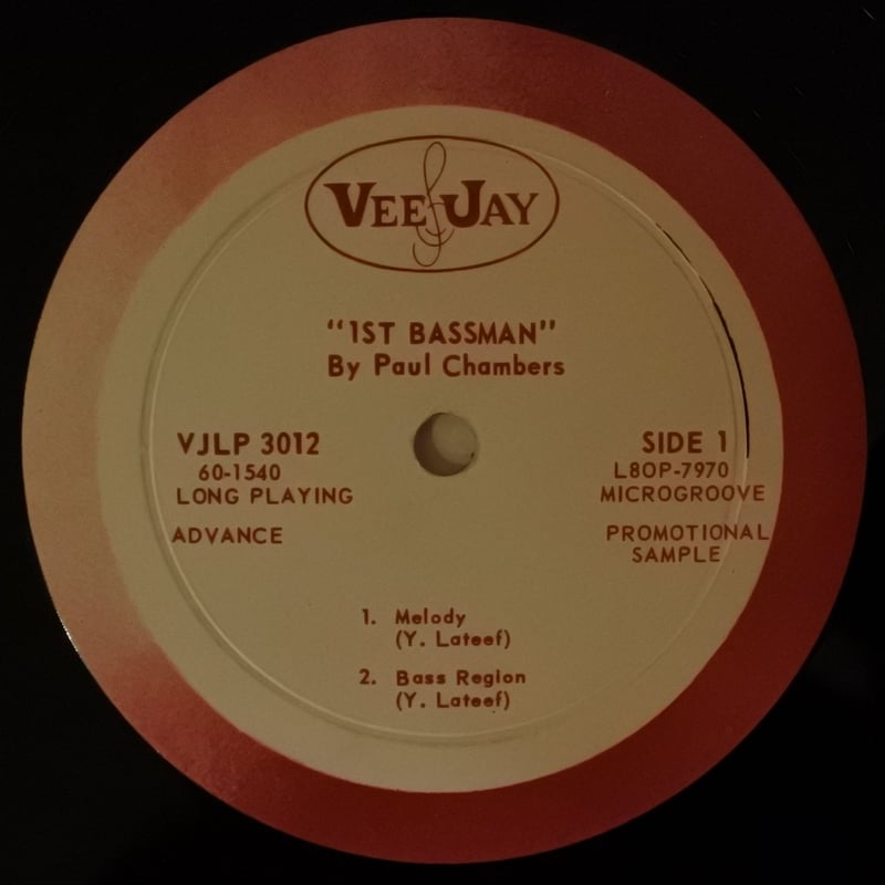 Paul Chambers ‎– 1st Bassman（Vee Jay Records ‎–