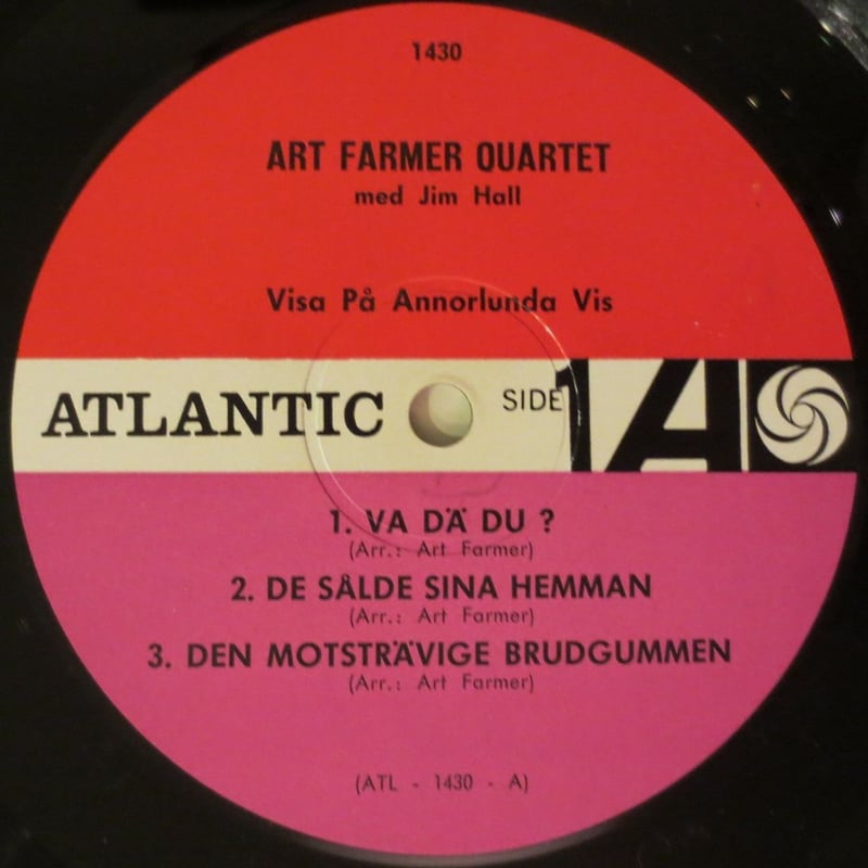 The Art Farmer Quartet Featuring Jim Hall ‎– To