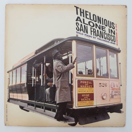 Thelonious Monk ‎– Thelonious Alone In San Francisco（Riverside Records ‎– RLP 12-312）mono