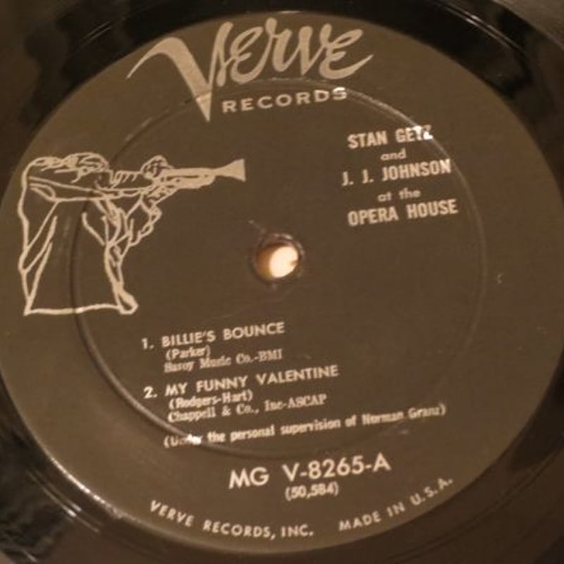 STAN GETZ & J.J  JOHNSON LPレコード Stan Getz And J.J. Johnson – At The Opera House – Vinyl (LP