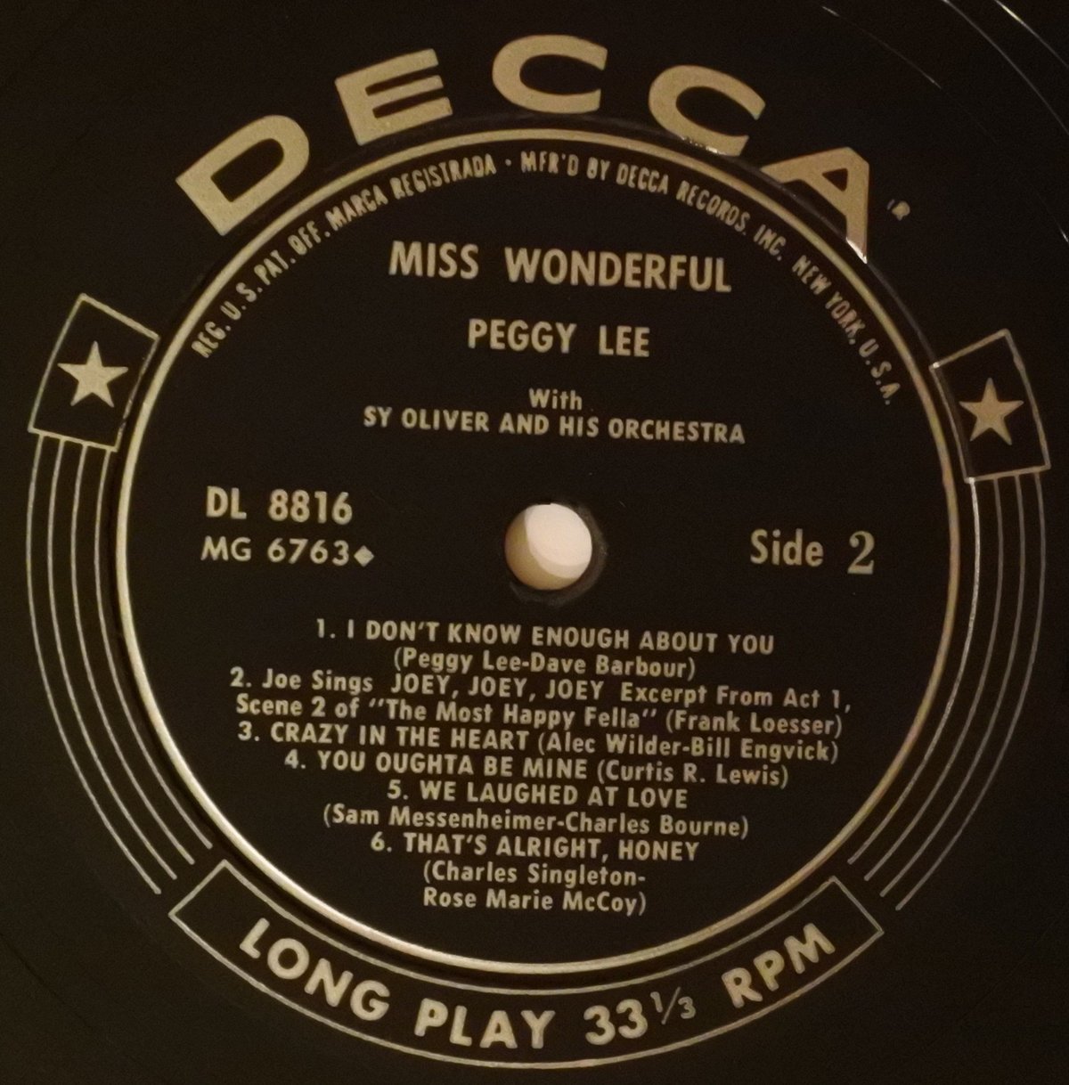 Peggy Lee with Sy Oliver And His Orchestra – M Peggy Lee with Sy Oliver And His Orchestra – M