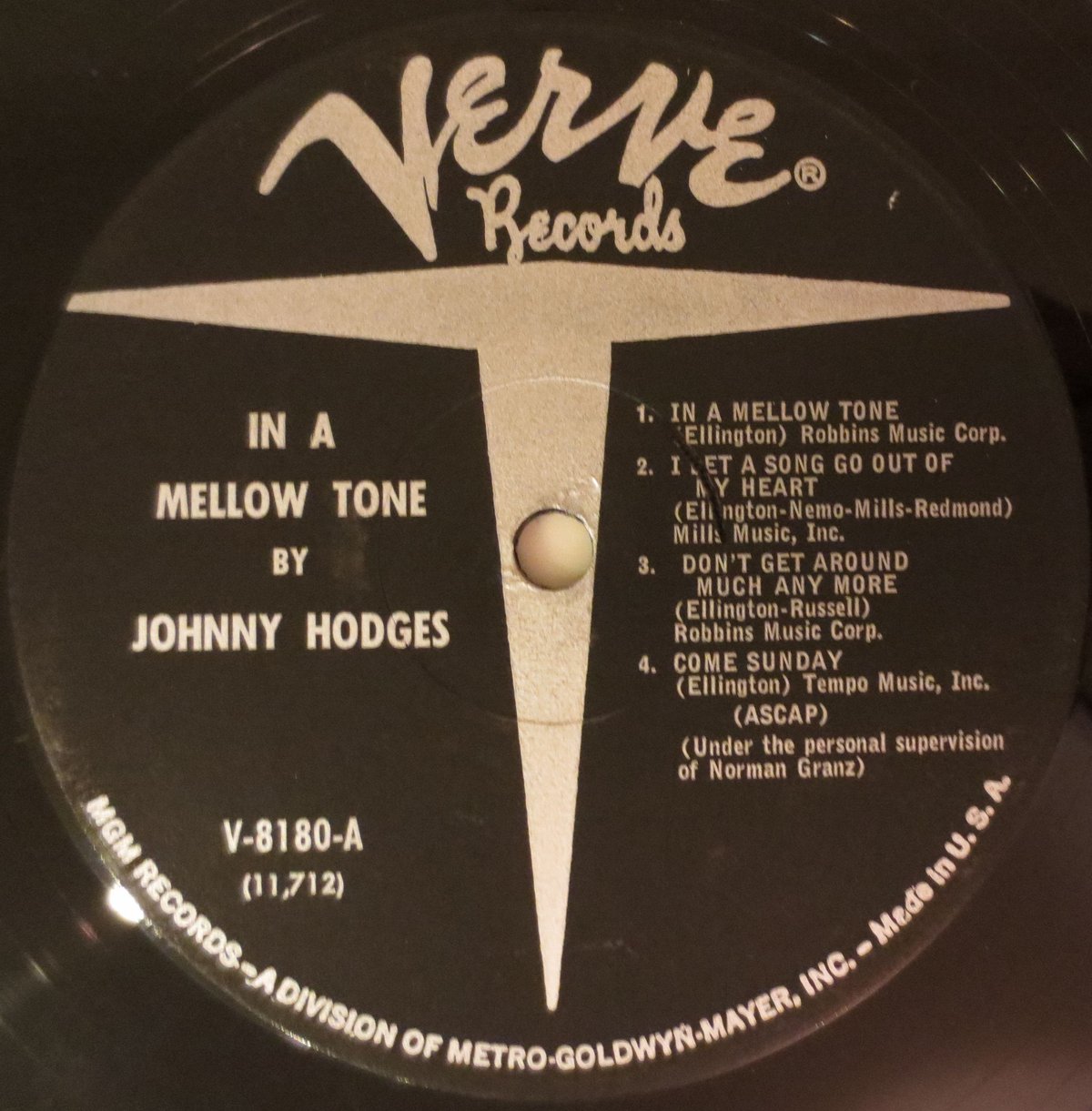Johnny Hodges – In A Mellow Tone(Verve V-8180 Johnny Hodges – In A Mellow Tone(Verve V-8180