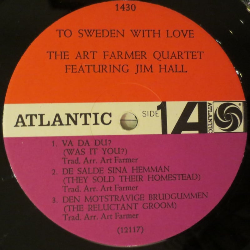 The Art Farmer Quartet Featuring Jim Hall ‎– To...