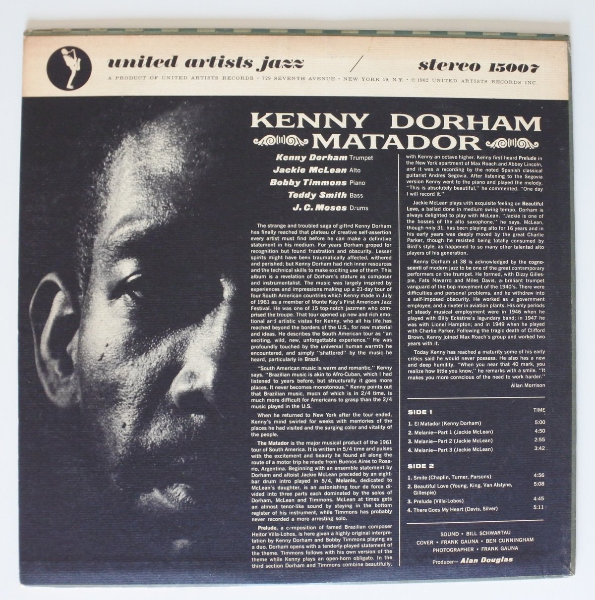 Kenny Dorham ‎– Matador（United Artists Jazz ‎–