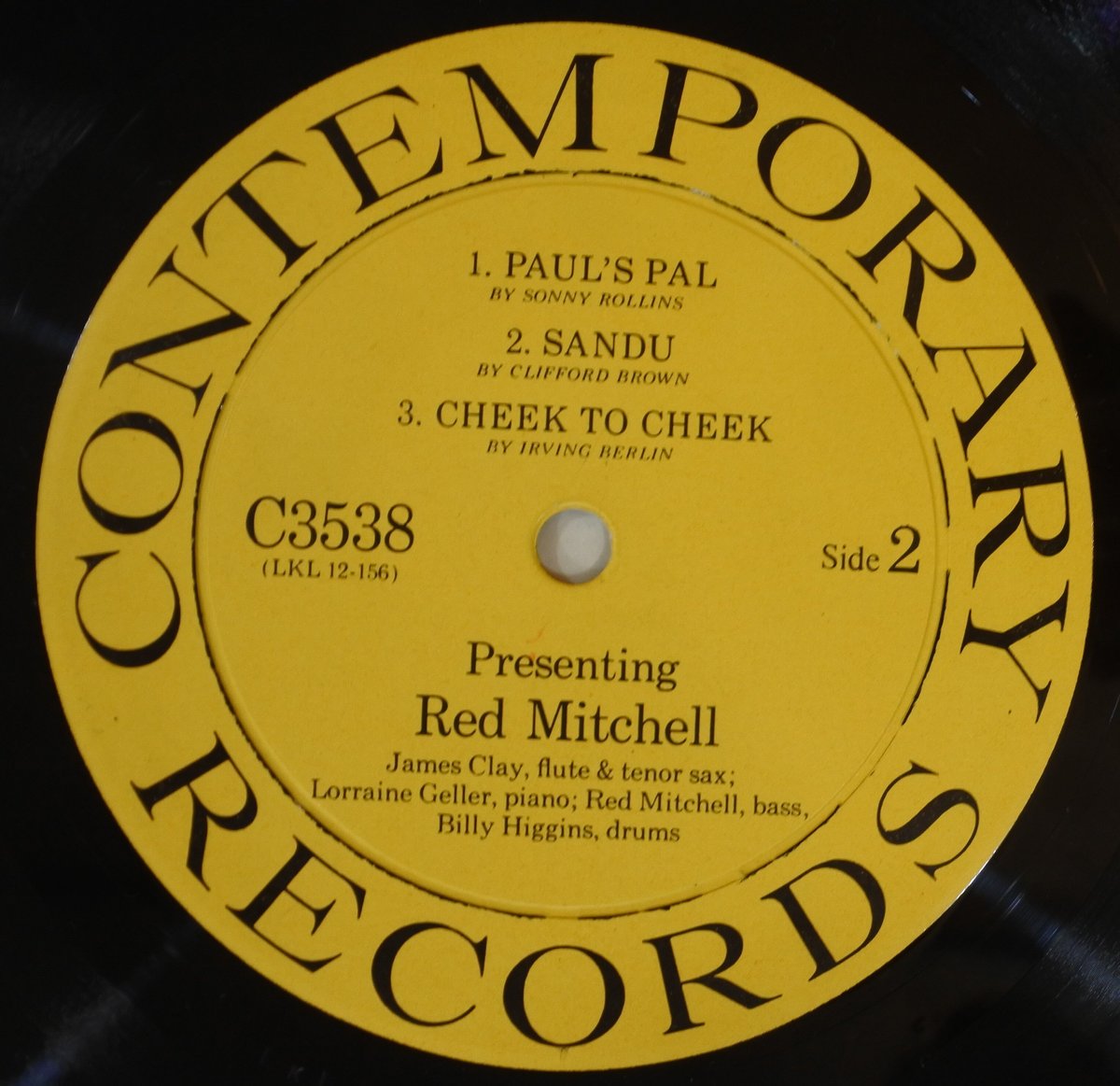 Red Mitchell ‎– Presenting Red Mitchell（Contemp