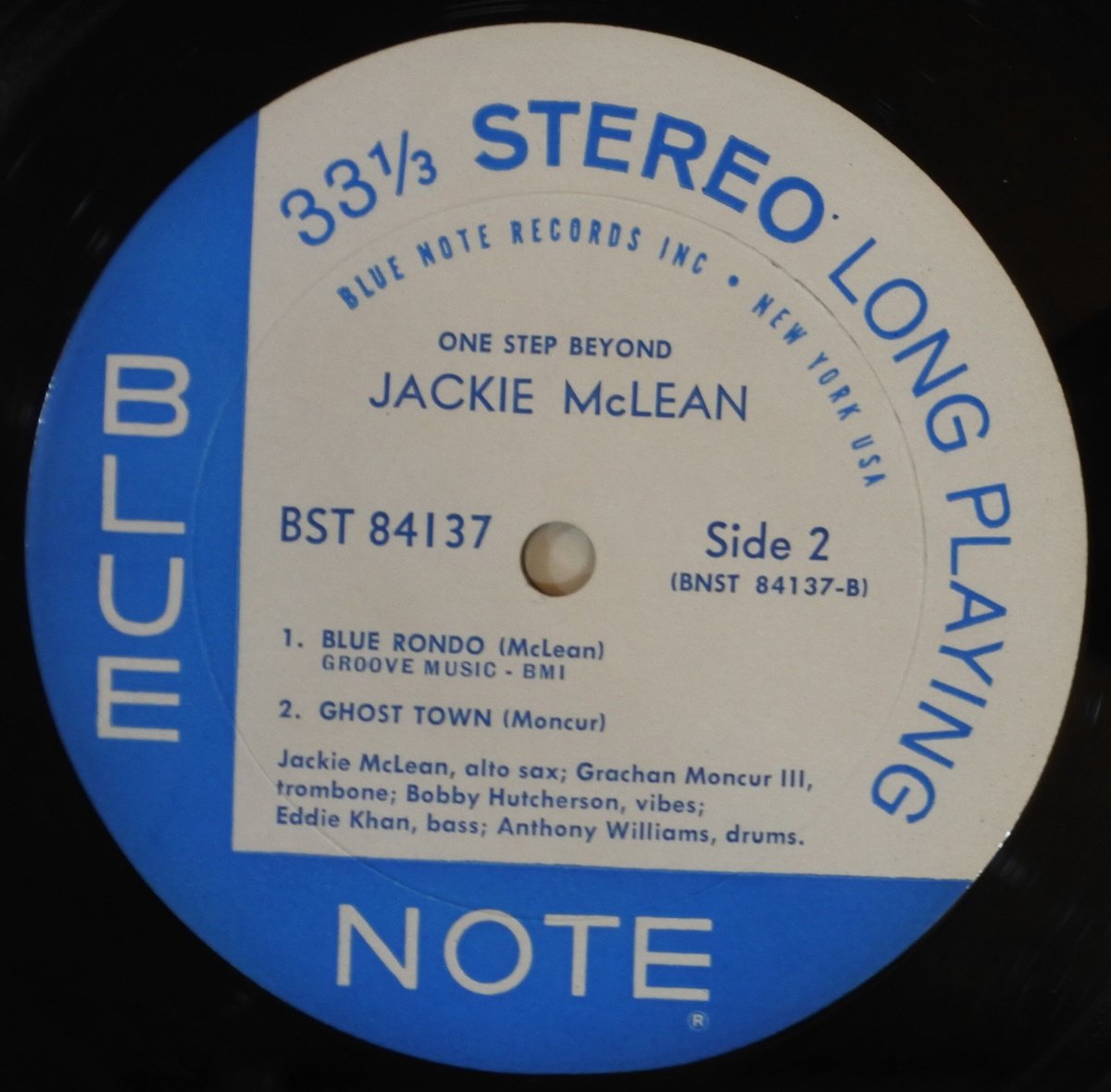 Jackie McLean ‎– One Step Beyond（Blue Note ‎– B