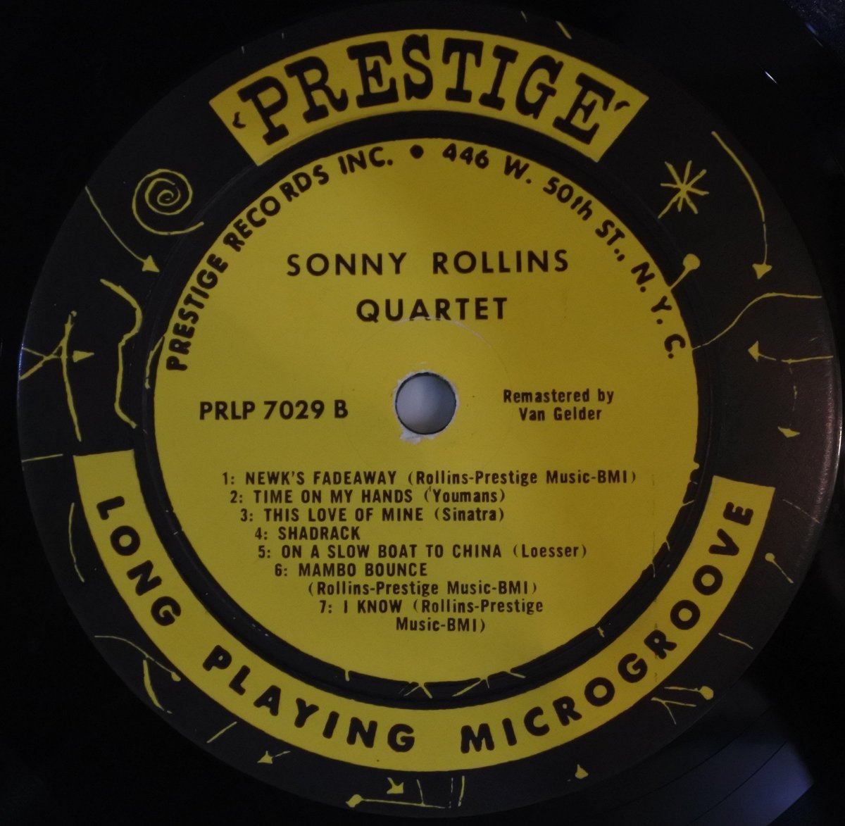 ソニー・ロリンズSonny Rollins【Prestige盤・紺ラベル・美品】 Sonny Rollins ‎– Sonny Rollins Vol. 2 ( Blue