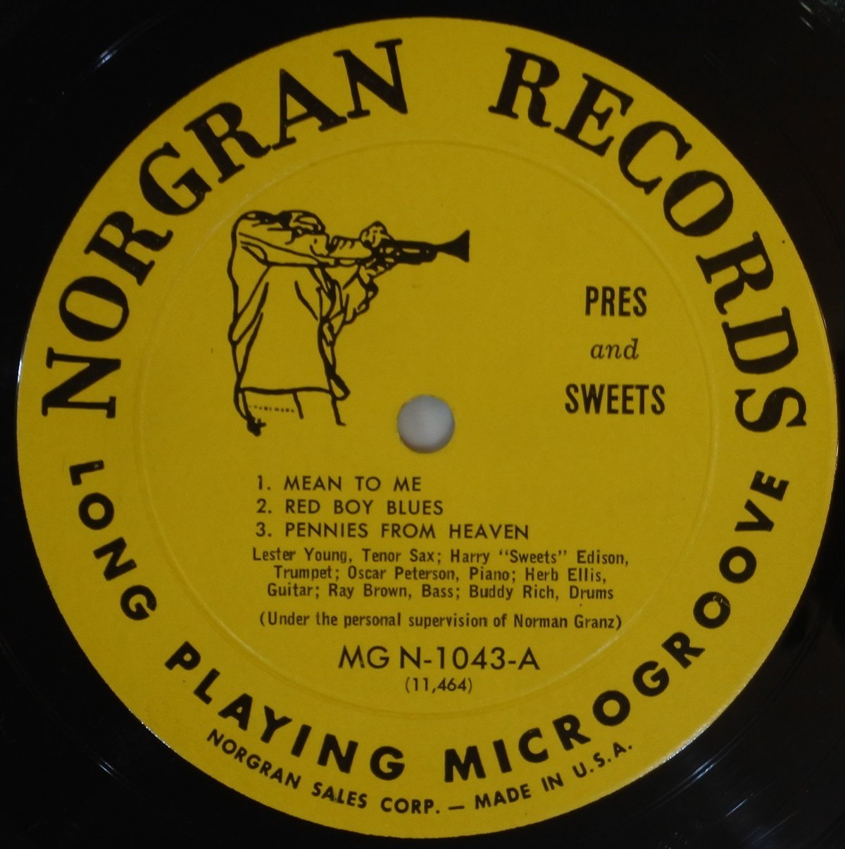Lester Young, Harry Edison ‎– Pres & Sweets（N
