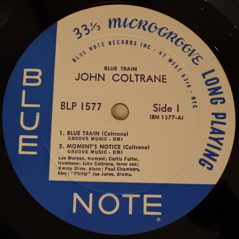 John Coltrane ‎– Blue Train（Blue Note - BLP157