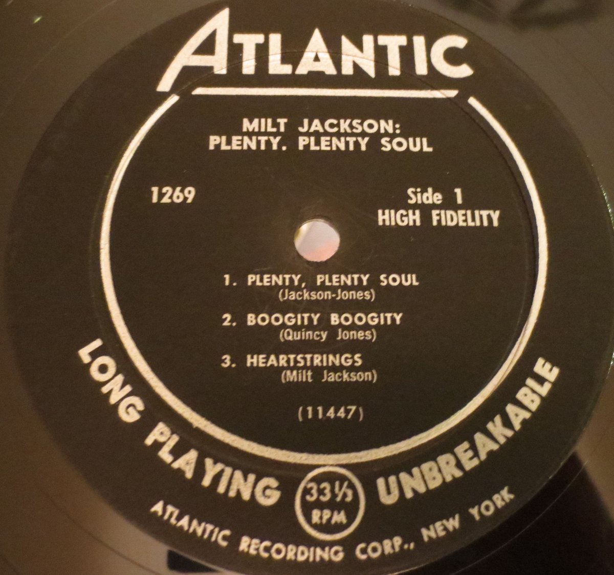 Milt Jackson ‎– Plenty, Plenty Soul（Atlantic ‎–