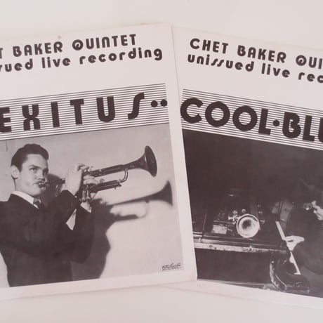 Chet Baker - Unissued Live Recording (伊Replica RR-1&2) mono　オリジナル盤2枚セット