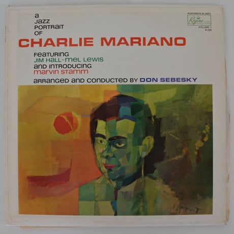 Charlie Mariano  ‎– A Jazz Portrait (Regina Records R286 ) mono