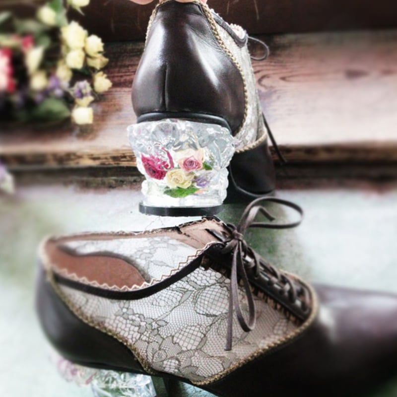 ご予約商品「ルネ・ラリックに魅せられて 」ランジェリーBrown×薔薇の