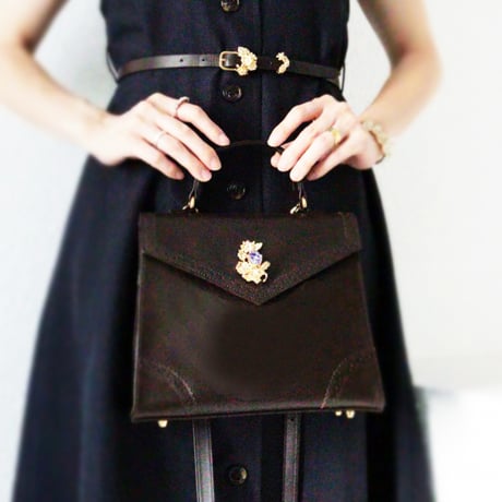MABATAKI美雨 ブラック レザーベルト 花バックル 花の彫刻ベルト』 Black Rouge red Dark brown Beige の4色 本日