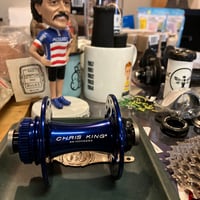 CHRIS KING R45D 28H  NAVY CLフロントハブ　セラミックベアリング