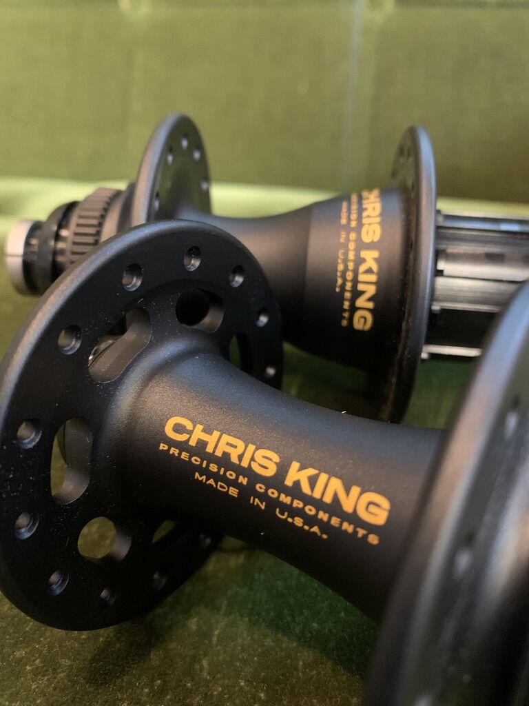 CHRIS KING R45D TWO TONE CLハブセット 28H Matte blac