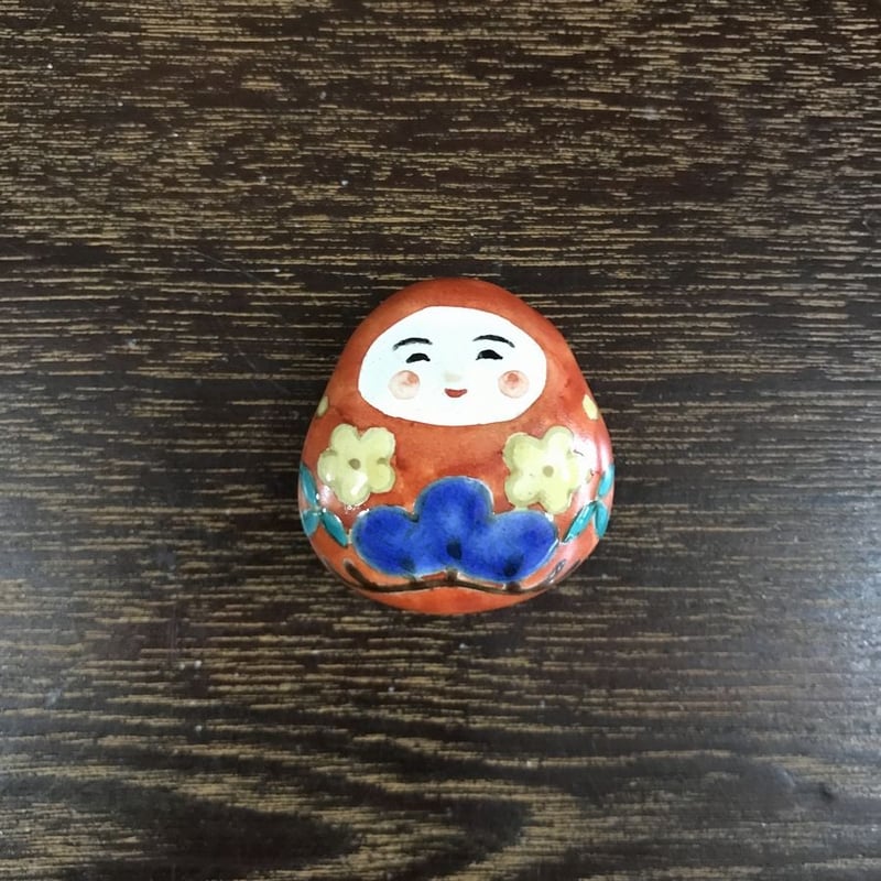 姫だるま 九谷焼 帯留 | たたみぜ ONLINE STORE