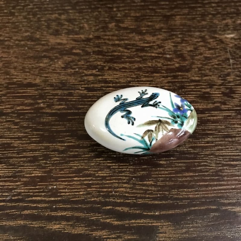 九谷焼「加賀の華」シリーズ 陶器 リメイク品(帯留 帯飾り ペンダントトップ 九谷焼「加賀の華」シリーズ 陶器 リメイク品(帯留 帯飾り