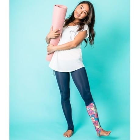 スイム＆ヨガレギンスパンツ　【71W13-12S】MAKA-HOU /　Leggings pants
