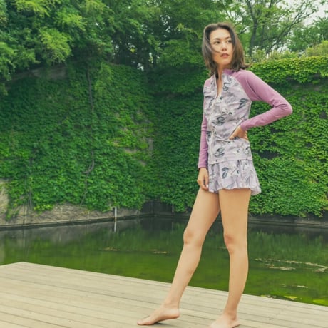 前ZIPラッシュガード　【11W12-12S】Exceed/ 　Front Zip-Rash Guard