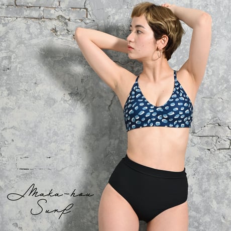 ハイウエストビキニパンツ　【40W02-12S】/MAKA-HOU Surf　Ｈigh waist Bikini pants