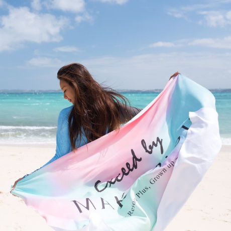 ビーチタオル　【95U01】　Exceed Beach towel　※マイクロファイバー（優れた吸水速乾性）