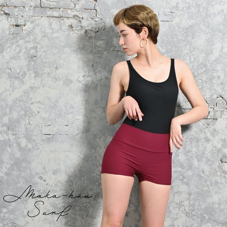 ワンピース水着　【24W06-12S】/MAKA-HOU Surf　One-piece -無地