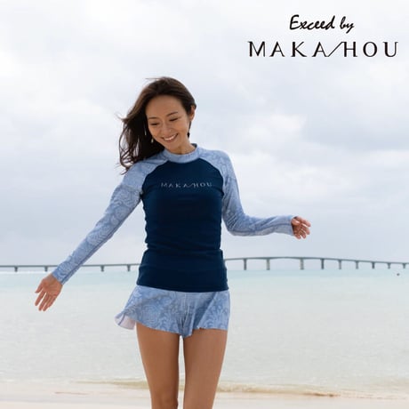 25SS/NEW　インナーブラ付きラッシュガード　【11W11-12S】Exceed/ 　Rash Guard
