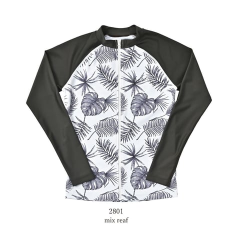 25SS/NEW　前ZIPラッシュガード　【11W12-12S】Exceed/ 　Zip Rash Guard
