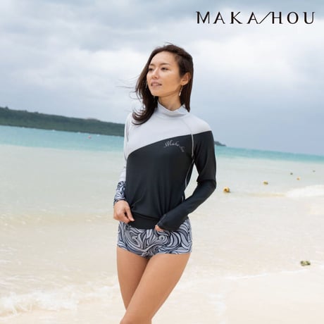ラッシュガード1体型水着　【25W06-32S】MAKA-HOU Rushguard All in one