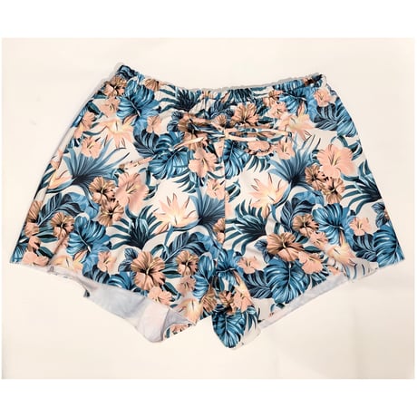 ハイビスカス🌺ビキニ、ショートパンツ3点セット