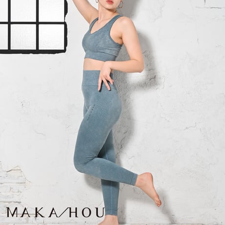 YOGA LEGGINGS　/ヨガ・フィットネス　レギンス/　MAKA-HOU　【71W18-12S】