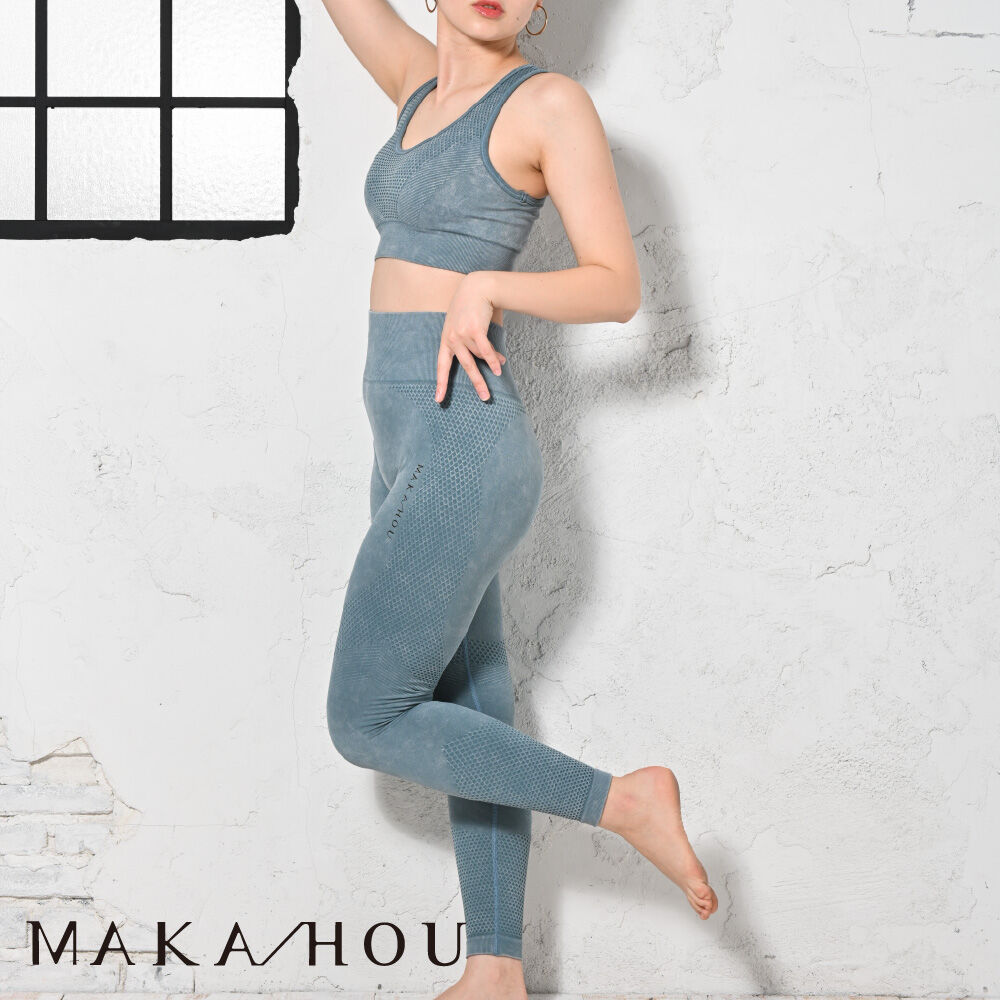 YOGA LEGGINGS /ヨガ・フィットネス レギンス/ MAKA-HOU 【71W18-
