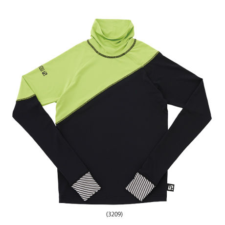 Turtle Neck  　　【15W01/41S】　　　　　　　UVカットUPF50+                  　吸水速乾　                サムホール付き