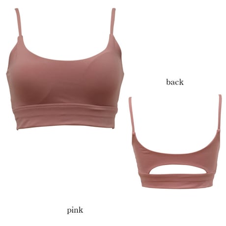 パット付きブラトップ 【20W06-02S】　MAKA-HOU/　 Bra top