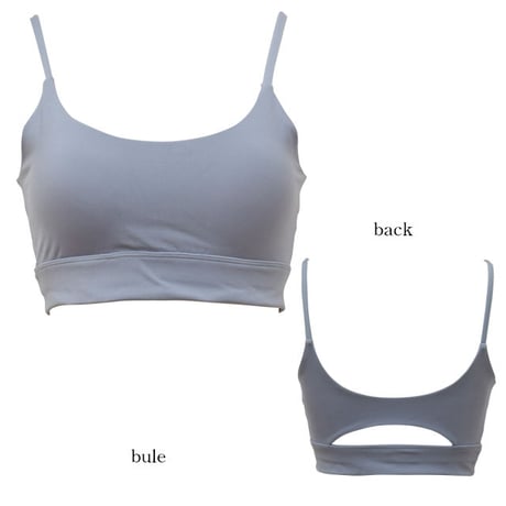 パット付きブラトップ 【20W06-02S】　MAKA-HOU/　 Bra top