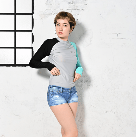ラッシュガード パンツ1体型水着　【21W19-91S】MAKA-HOU Rash Guard All in one