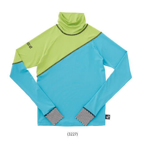 Turtle Neck  　　【15W01/41S】　　　　　　　UVカットUPF50+                  　吸水速乾　                サムホール付き