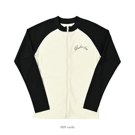 前ZIPラッシュガード　【11W19-42S】　MAKA-HOU/  Front Zip-Rash Guard