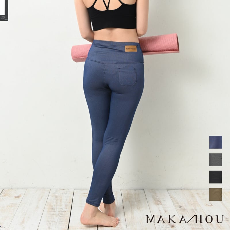スイム＆ヨガレギンス【71W21-22S】MAKA-HOU / UVcut Leggings