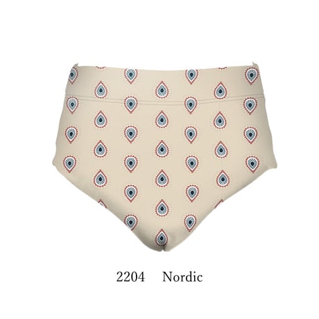 25SS/NEW　ハイウエストビキニパンツ　【40W02-12S】/MAKA-HOU Surf　Ｈigh waist  Bikini pants