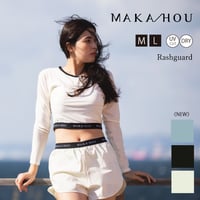 25SS/NEW クロップドラッシュガード 【11W21-52S】MAKA-HOU / Cropped length Rashguard