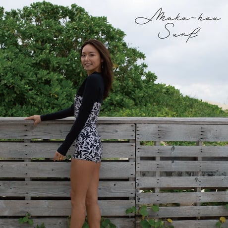 25SS/NEW ラッシュガード【11W17-32S】/MAKA-HOU Surf 　Rash guard