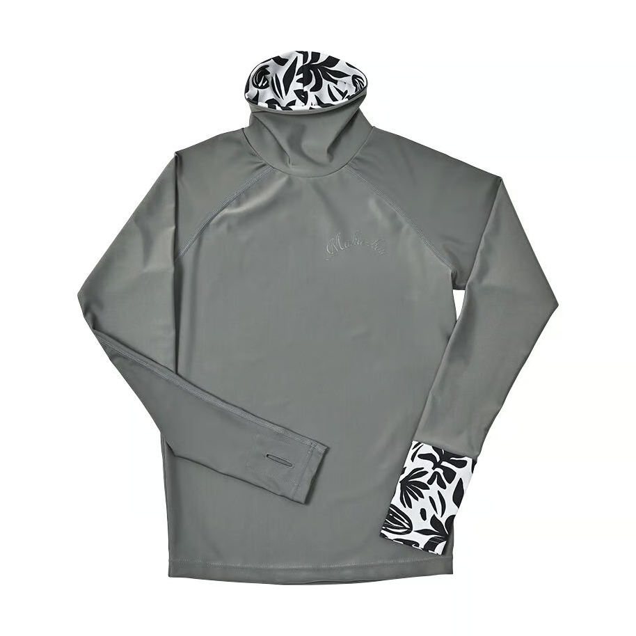 25SS/NEW 首元・手の甲まで日焼け対策ができる‼タートルネックラッシュ