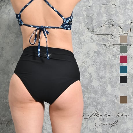 ハイウエストビキニパンツ　【40W02-12S】/MAKA-HOU Surf　Ｈigh waist Bikini pants