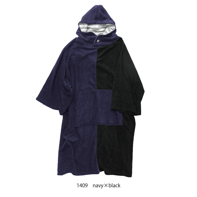 25SS/NEW デザインポンチョ【61U06-02S】MAKA-HOU/ design po