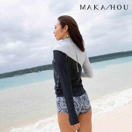 ラッシュガード1体型水着　【25W06-32S】MAKA-HOU Rushguard All in one