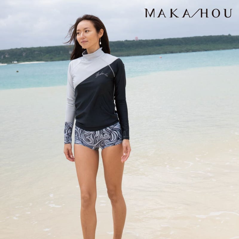 新作‼】ラッシュガード1体型水着 【25W06-32S】MAKA-HOU Rushguard 新作‼】ラッシュガード1体型水着 【25W06-32S】MAKA-HOU Rushguard