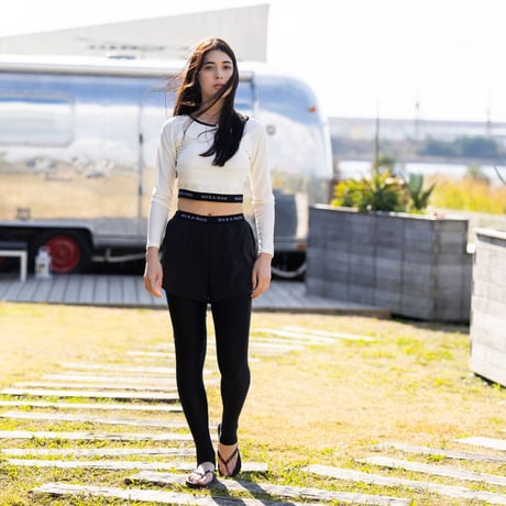 25SS/NEW クロップドラッシュガード 【11W21-52S】MAKA-HOU / Cropped length Rashguard