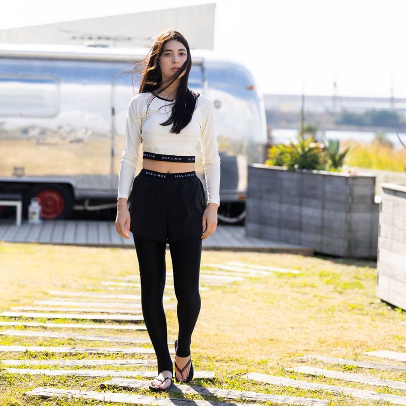 25SS/NEW クロップドラッシュガード 【11W21-52S】MAKA-HOU / Cro